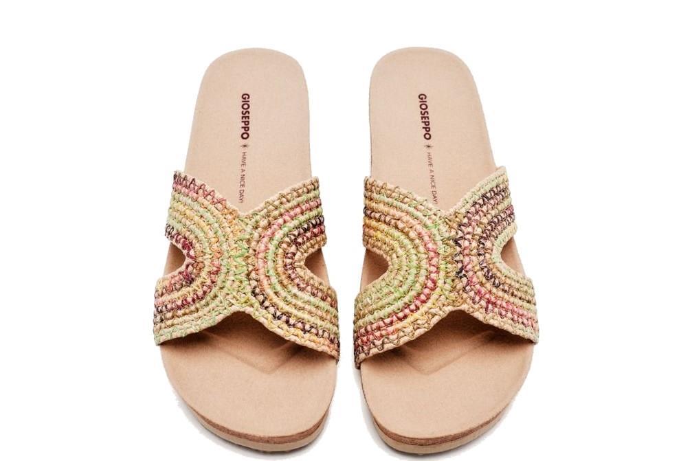 Sandalias con cuña Gioseppo PACIFIC 74474 en beige para mujer