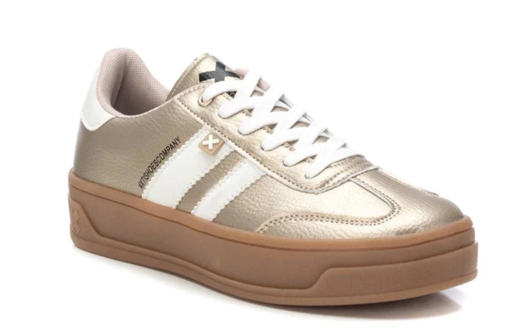 Zapatillas deportivas XTI 143645 en oro para mujer