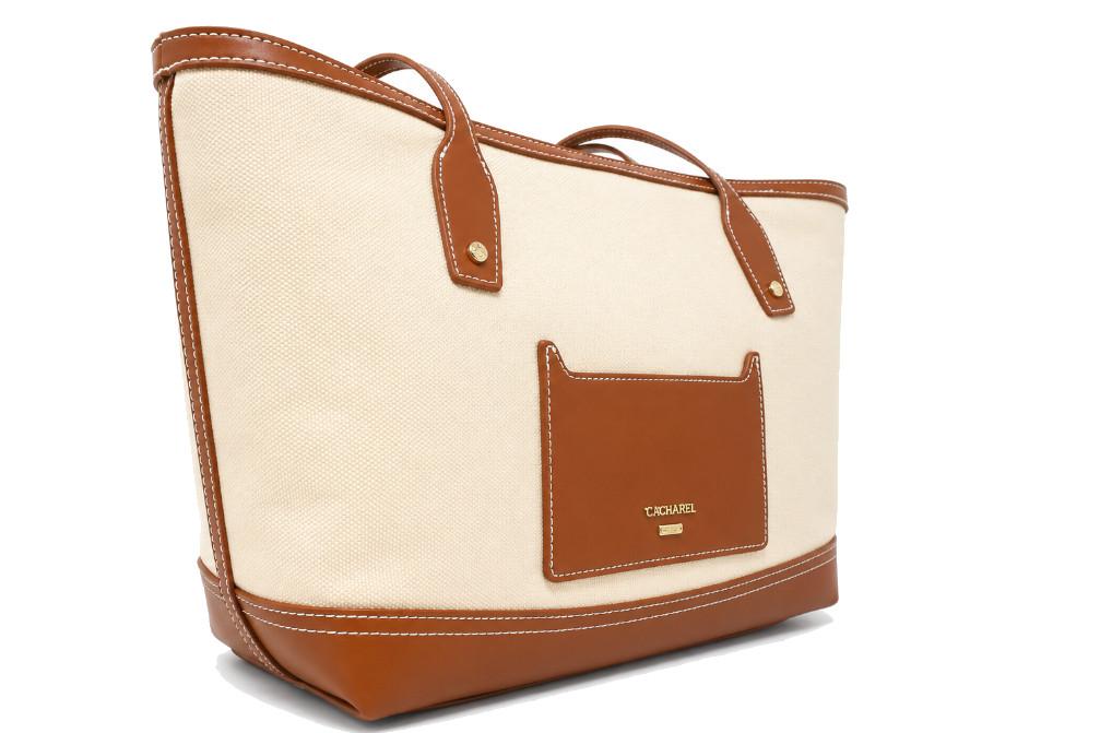 Bolso shopper Cacherl bags CRH261092  de Lona y Cuero Vegano para Mujer