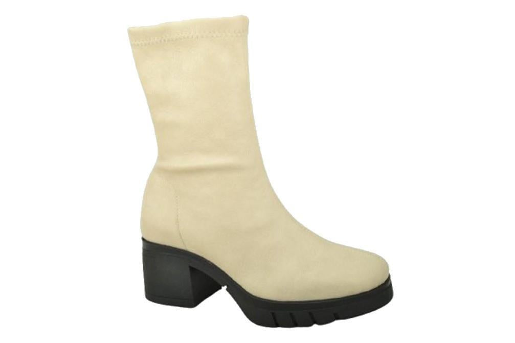 Botines Paula Urban Ada 04 en blanco para mujer