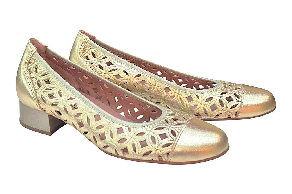 Bailarinas Pitillos 11120 en color oro para mujer
