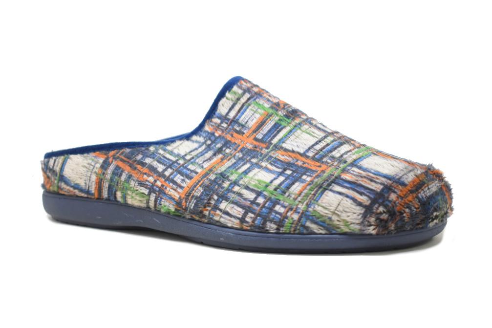 Zapatillas de casa destalonada XPatri 23-313 en azul