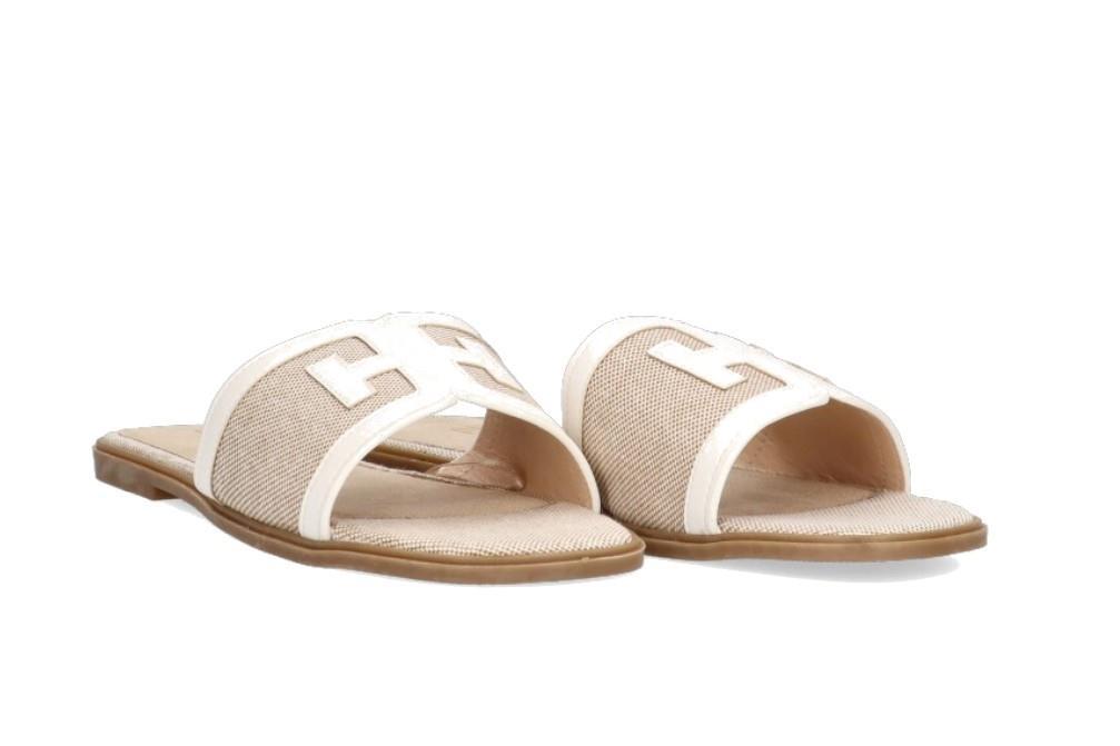 Sandalias de pala Etika 10026 en blanco para mujer