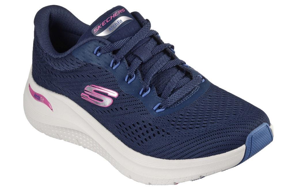 Zapatilla Skechers Arch Fit 2.0 - Big League 150051 en marino para mujer