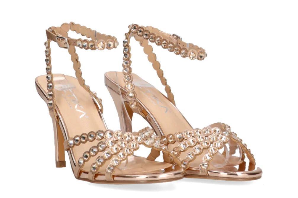 Sandalias de fiesta GOSSALBA  Etika 90010 en oro para mujer