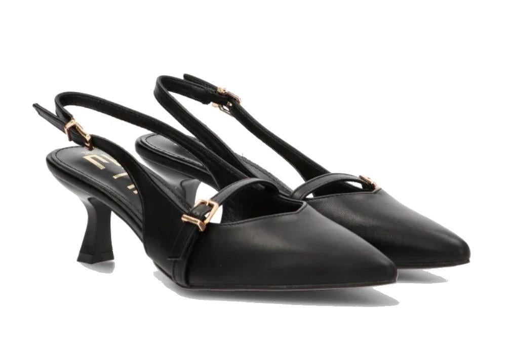 Zapatos de tacón destalonado Etika 63304 CELINE en color negro