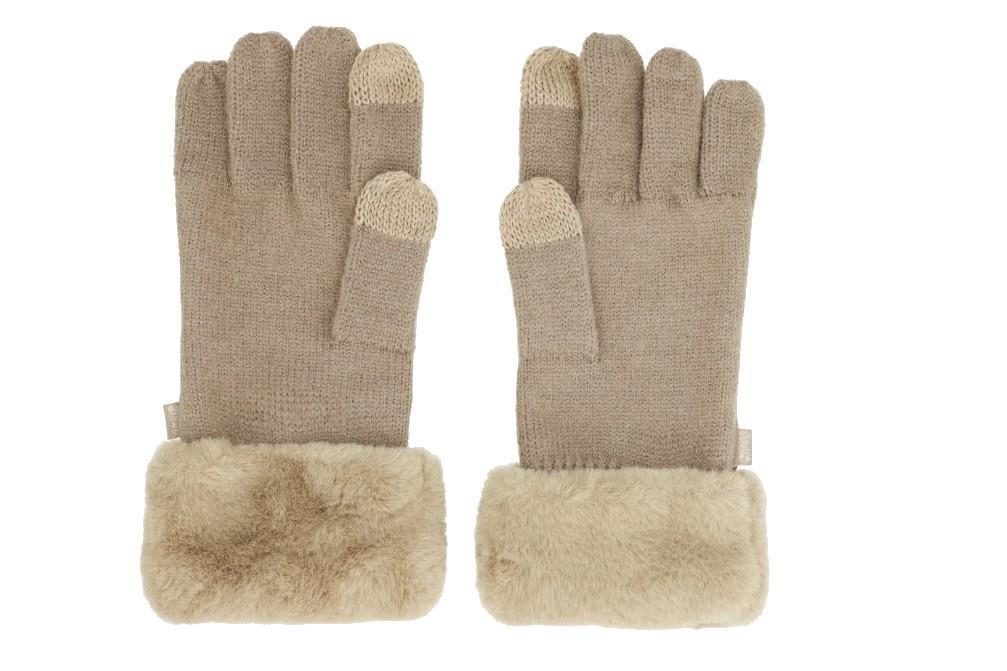 Guantes de punto Anekke 41482-022 en taupe