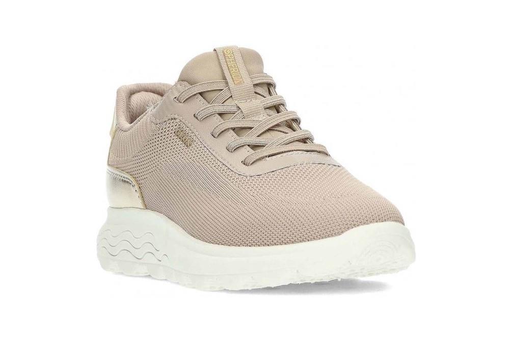 Zapatillas deportivas Geox spherica plus en taupe para mujer