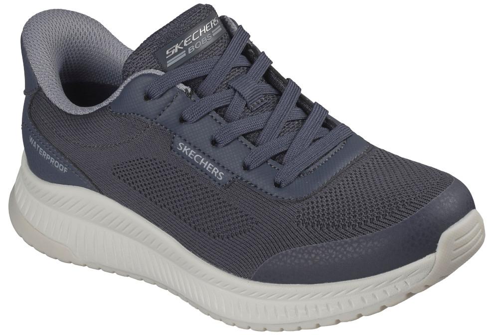 Zapatillas deportivas impermeables Skechers BOBS Squad 4 117744 azul marino para mujer