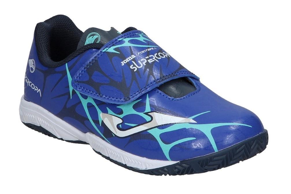 Zapatillas de fútbol sala para niño JOMA Super Copa Jr SCJW2504INV en azul marino