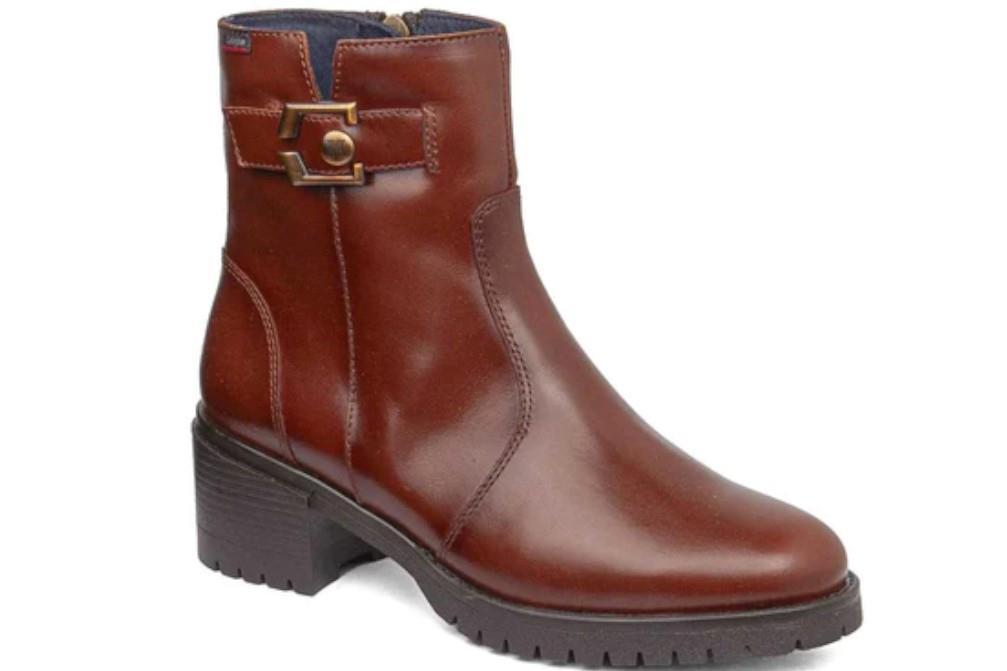 Botines con tacón Callaghan 32707 Ararat  para mujer en cuero