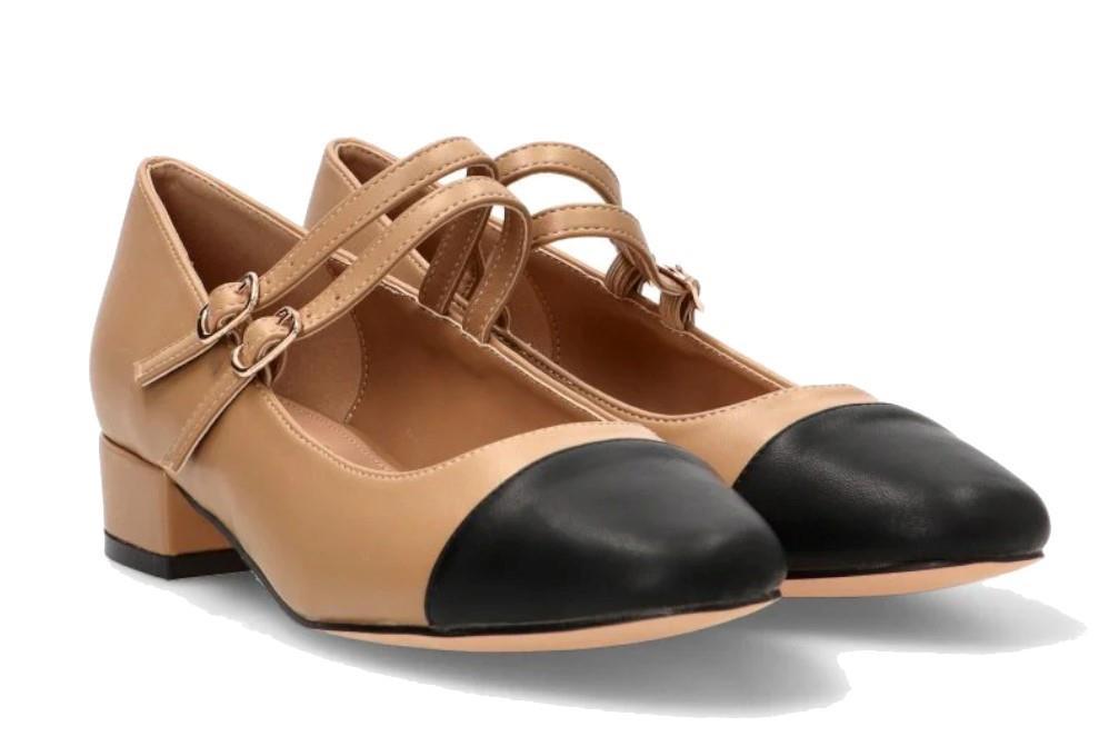 Bailarinas Mary Jane Etika Thalia 63306 en color calmel