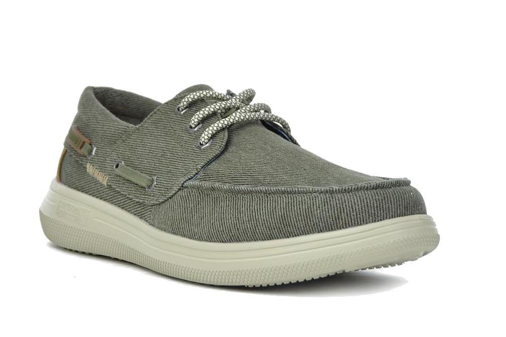 Zapatos náuticos Coronel Tapiocca T206-5 en kaki para hombre