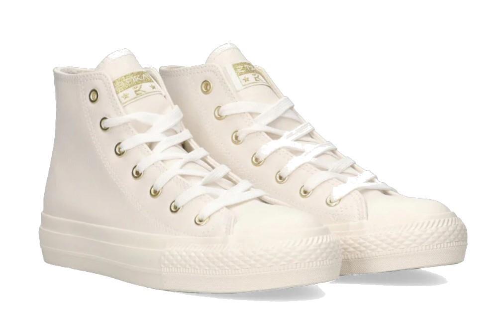 Zapatillas de lona Etika 52416 CAROLINA 02 en blanco para mujer