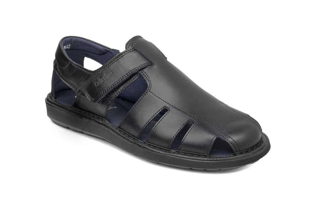 Sandalias cangrejeras Callaghan 92311Lebanpara hombre en negro