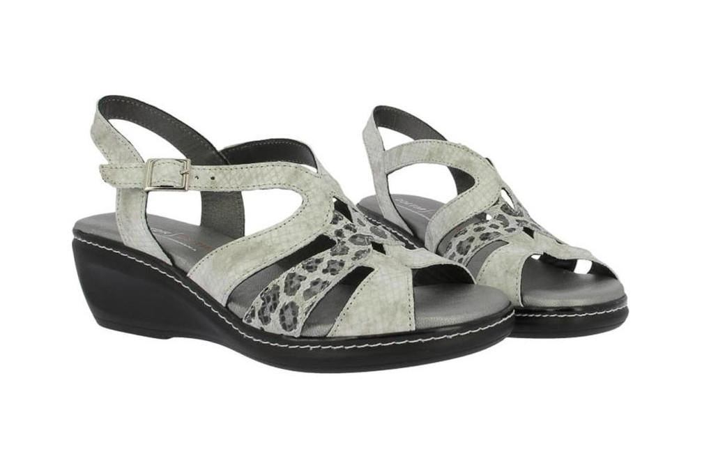 Sandalias con cuña baja Doctor Cutillas 32178 Escamas Salinas Mujer | Cómodas, Elegantes y Ligeras