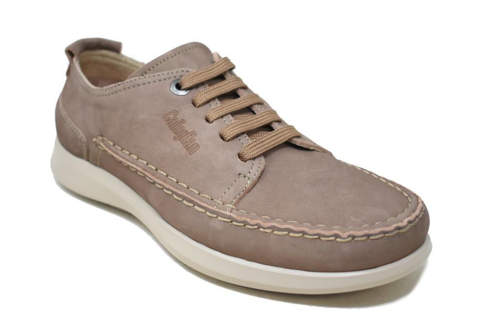 Zapatos con cordones Callaghan 62200 Kiowa en taupe para hombre