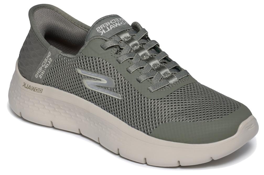 Zapatillas deportivas Skechers Slip-ins GO WALK Flex Grand Entry 124836 oliva para mujer