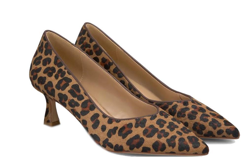 Zapatos de tacón bajo Alma en Pena I250516 en animal print-Zapatos de fiesta