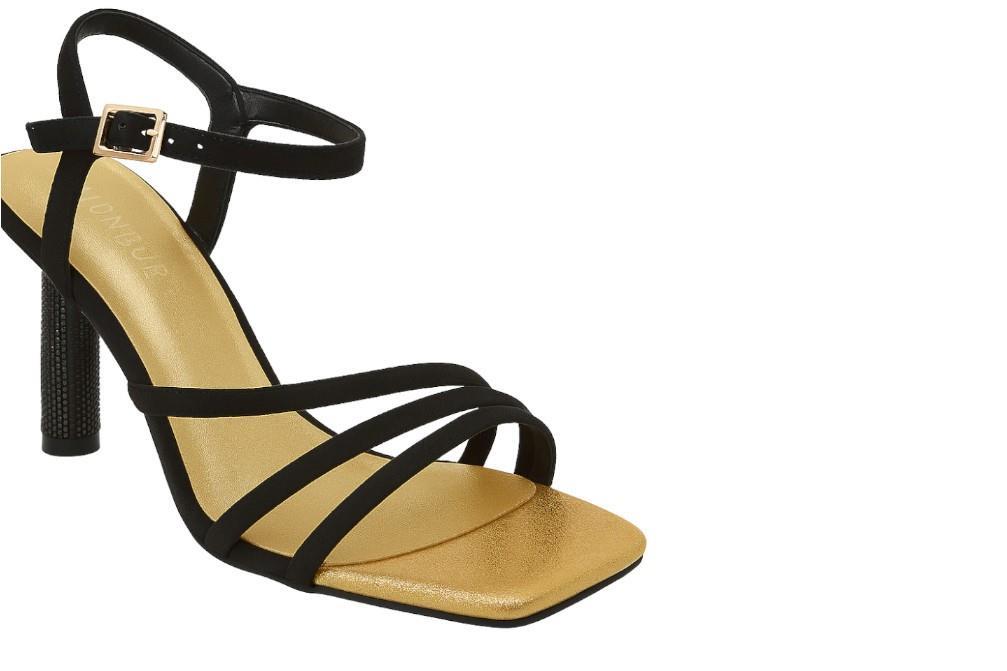 Sandalias de tacón alto Menbur 26230 en negro para mujer