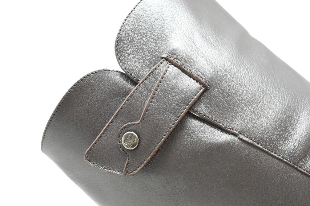 Botas altas de ancho especial PieSanto 255880 en color caoba