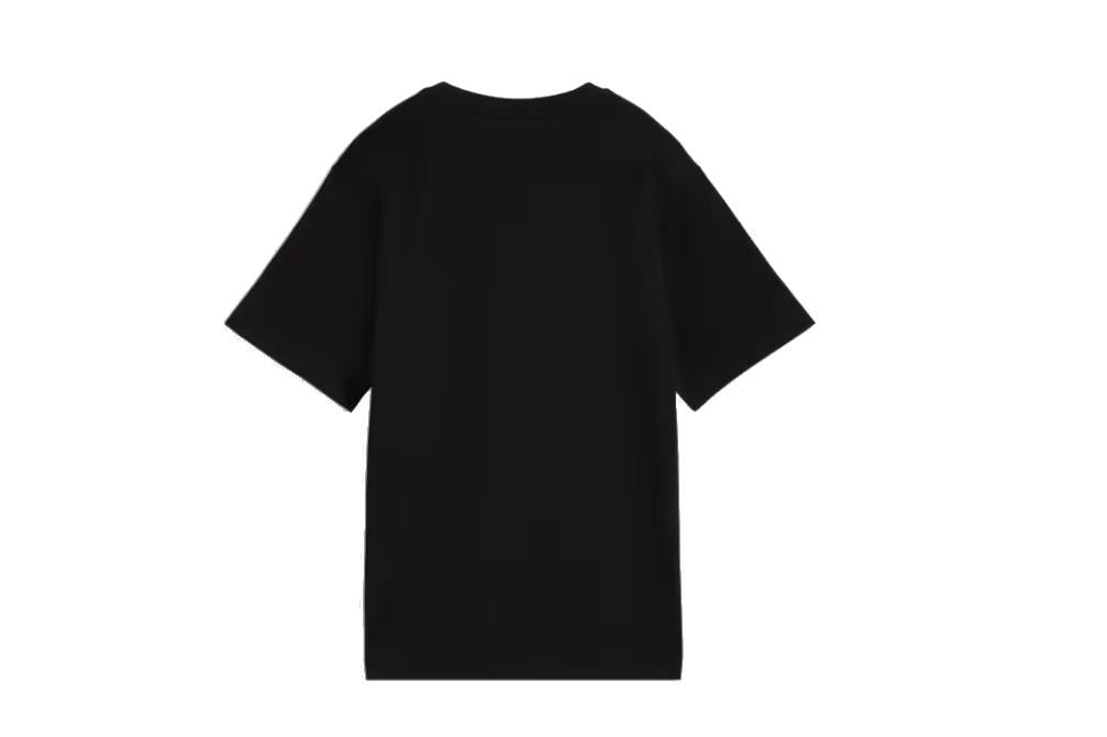 Camiseta holgada PUMA Essentials Graphics Animal para mujer negra 691821