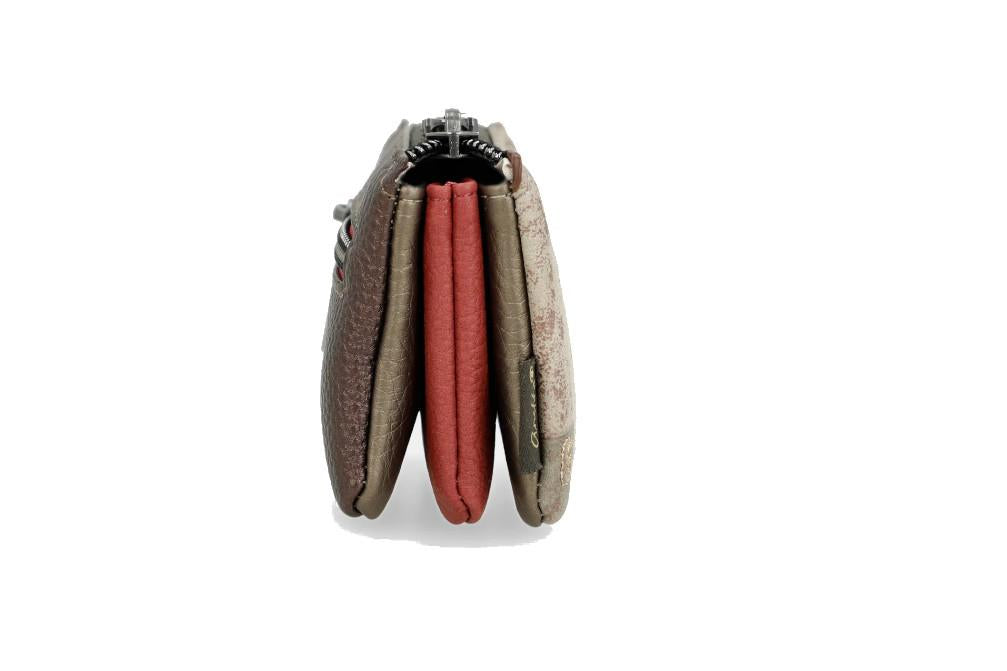 Monedero 3 compartimento Muse 42709-010 multicolor
