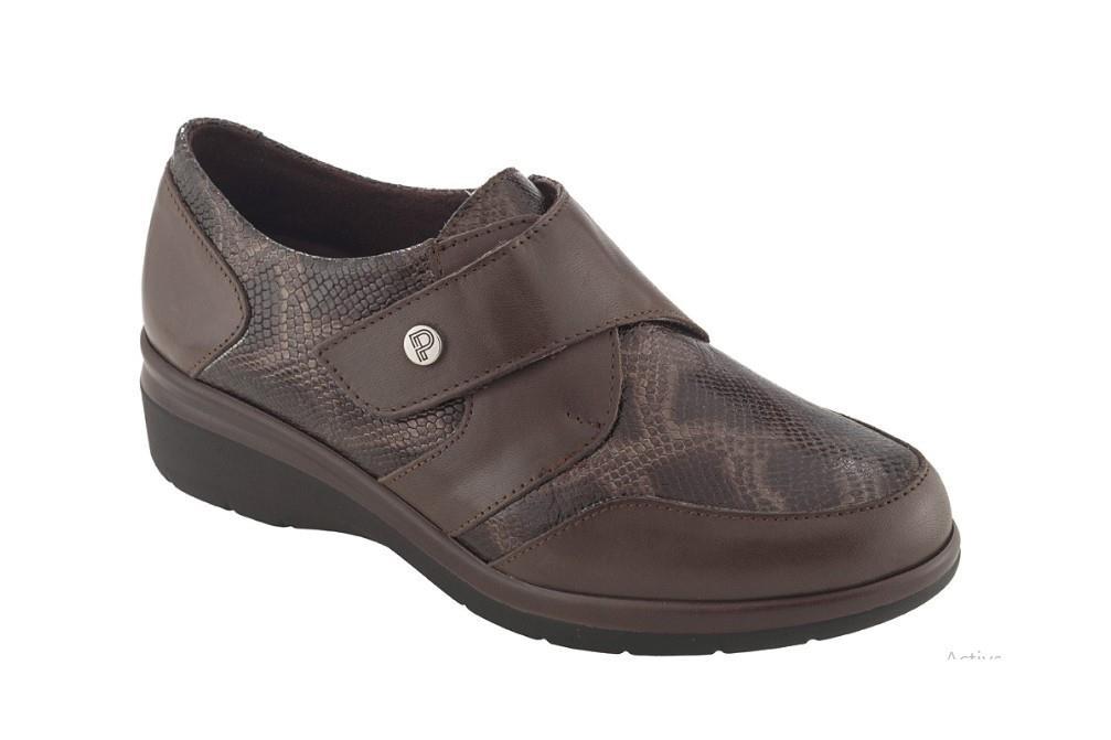 Zapatos cómodos Pitillos 10724 en marrón