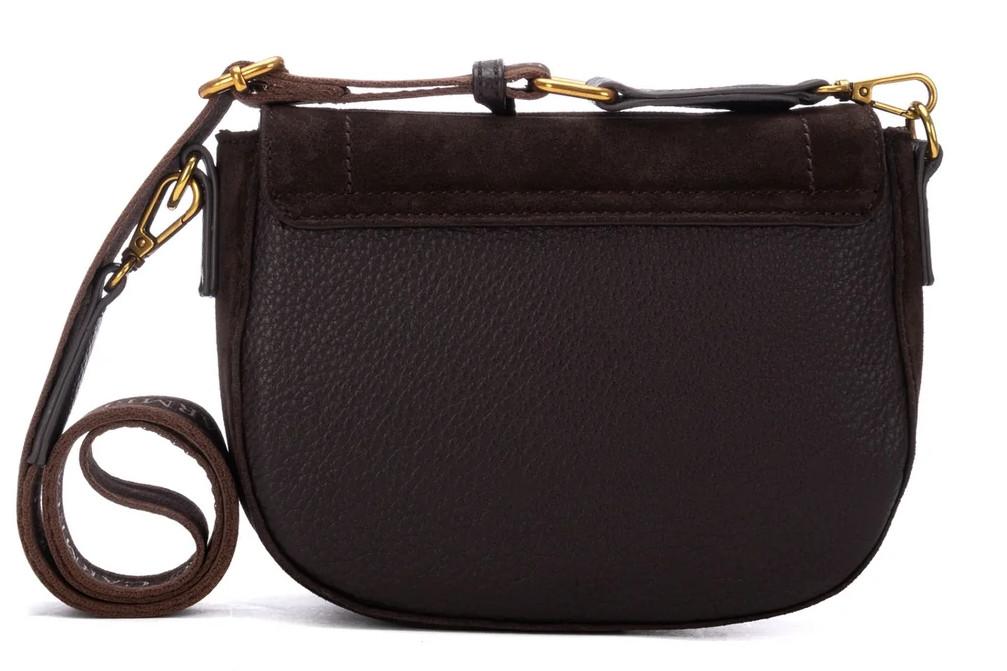 Bolso Bandolera Carmela 186240 Marrón con Tachas para Mujer