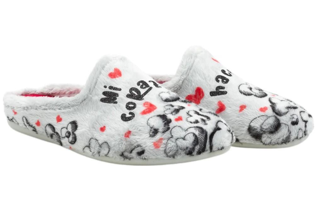Zapatillas de casa Cabrera 3181 en gris para mujer