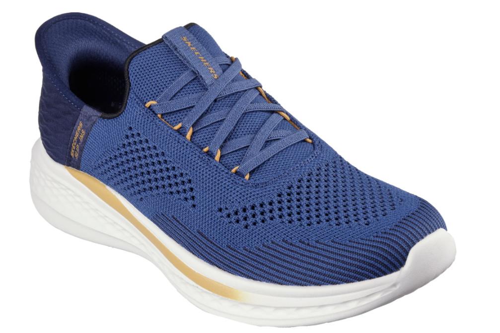 Zapatillas Hombre Skechers Slip-Ins Relaxed Fit Slade Quinto 210810 Marino | Memory Foam y Goga Mat Arch™