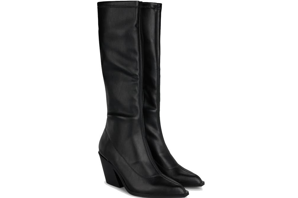Botas altas Alma en Pena I2652611C negras con tacón metalizado