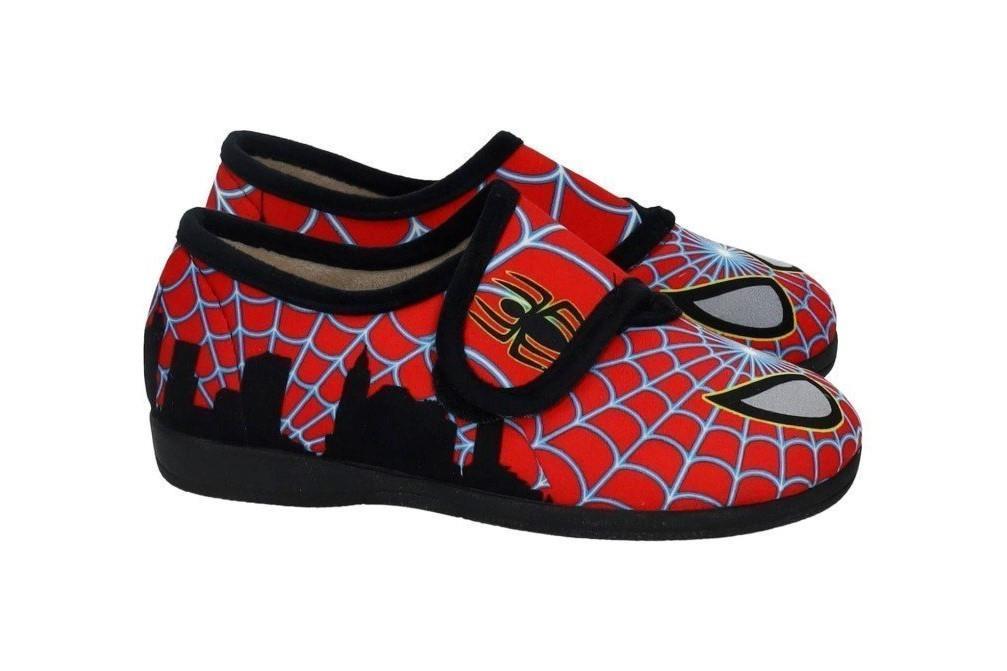 Zapatillas de casa cerradas infantiles Vulca Bicha 1945 en rojo