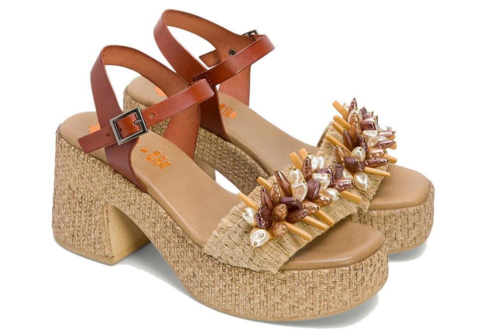 Sandalias de tacón Porronet Jillian 3063 en cuero