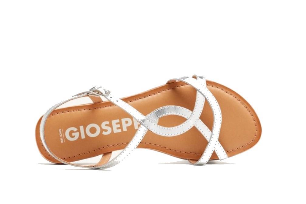 Sandalias planas Gioseppo Lamim 69113 en plata para mujer