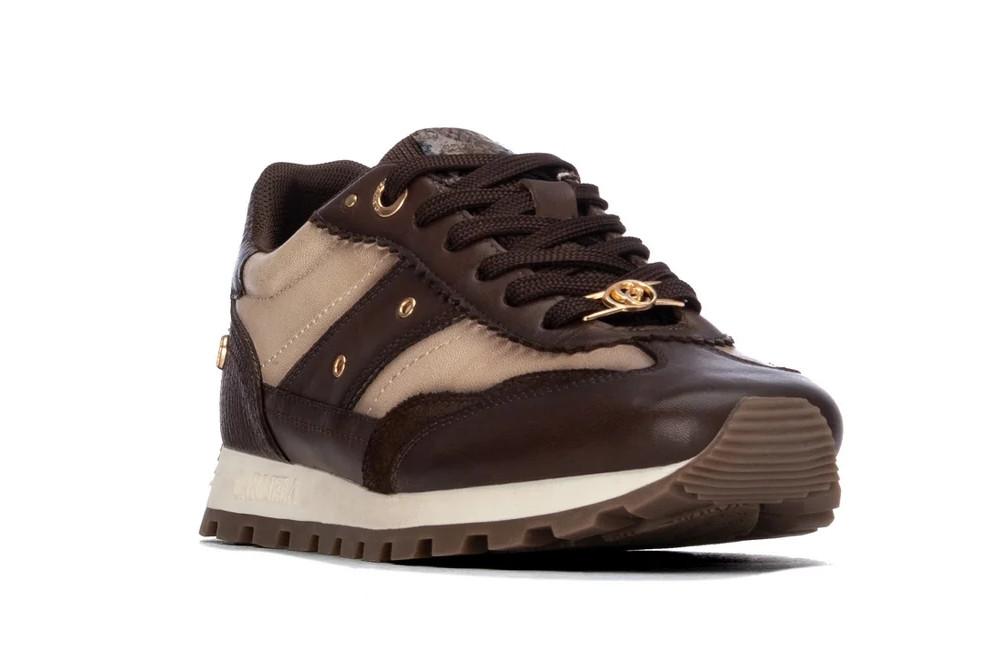 Zapatillas deporitvas de Piel Combinadas Carmela 164238 para Mujer en marrón