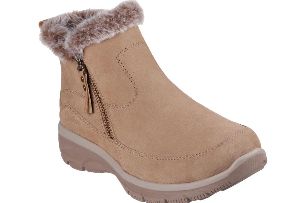 Botines Skechers Relaxed Fit: Easy Going - Cool Zip 167862 en tan