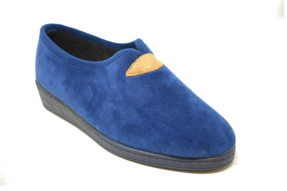 Zapatillas de casa cerradas Calusa 875 en azul