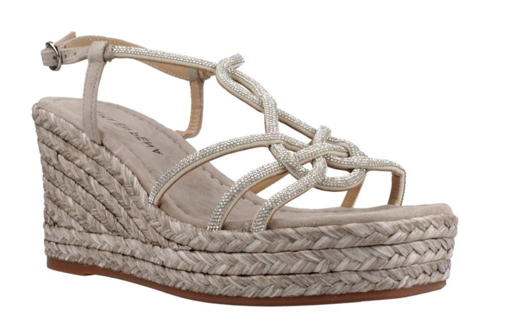 Sandalias con cuña Alma en pena V2551273 en taupe para mujer