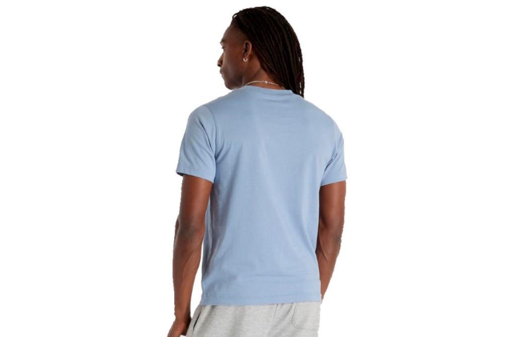 Camiseta de manga corta New Balance MT41502 en azul para hombre