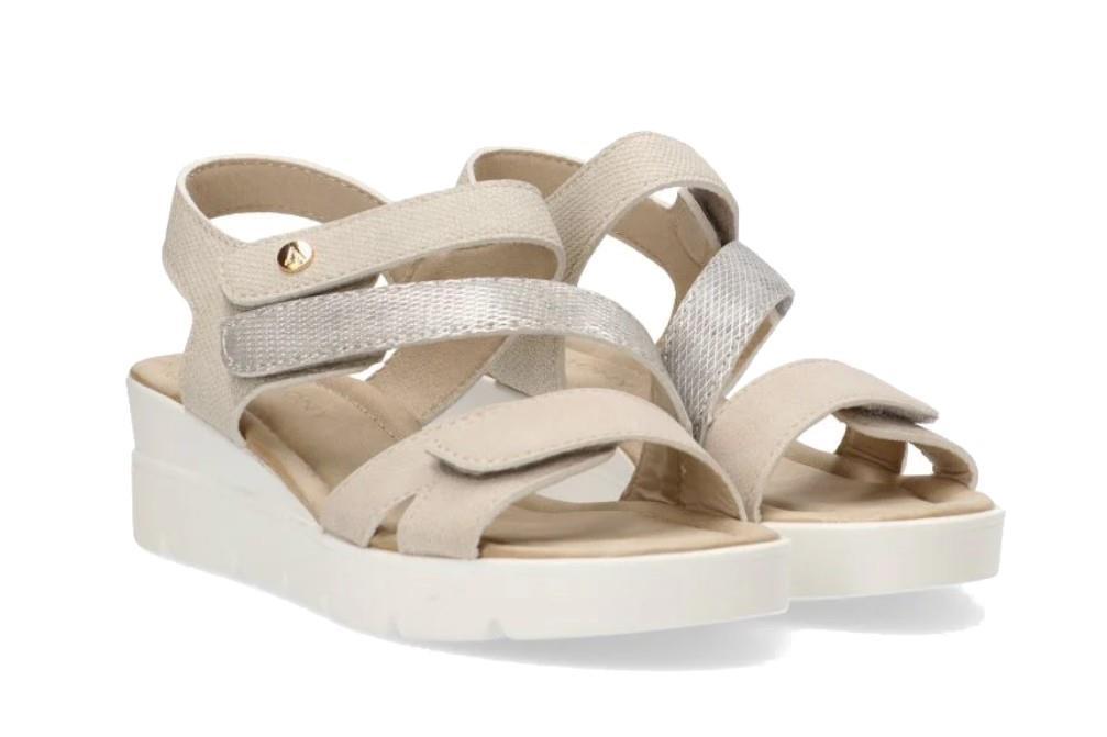 Sandalia Armony by Etika 4006 en beige para mujer