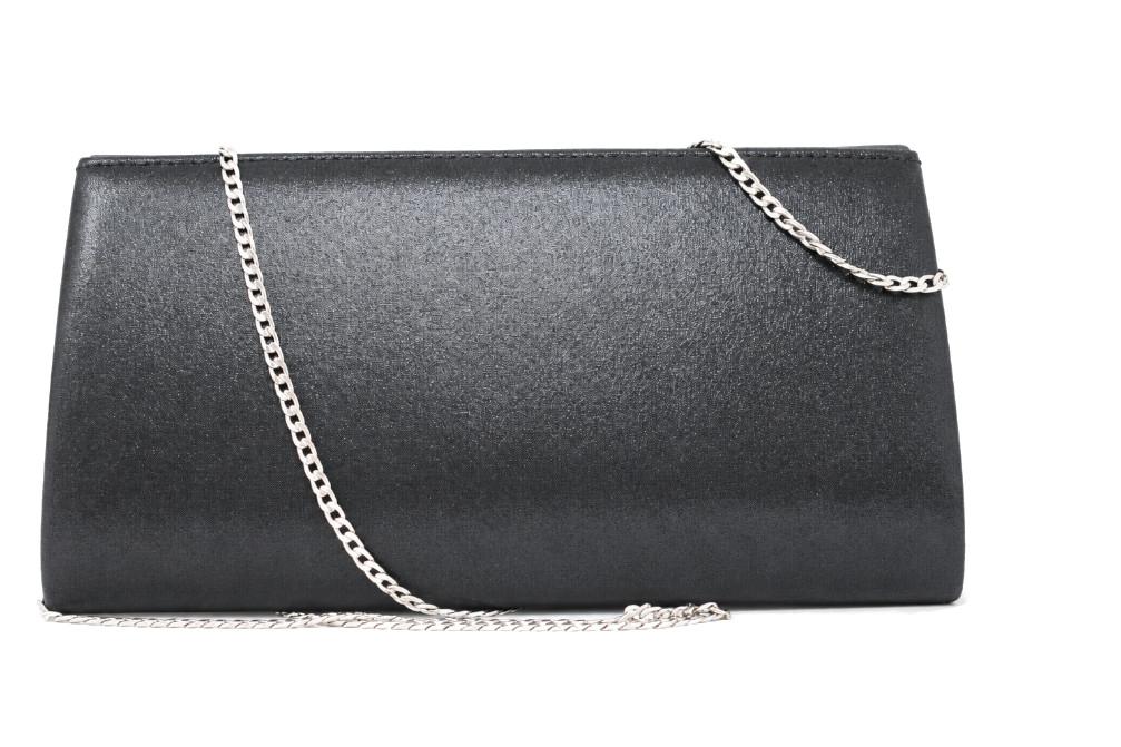 Cartera de fiesta negra Menbur BMB38 con cadena
