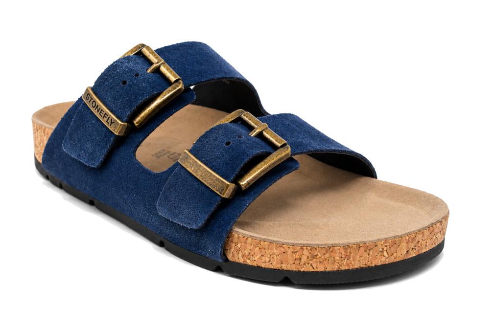 Sandalias Bio Stonefly Sibil Man 1 azul 223907 para Hombre en Ante | Confort y Estilo Casual