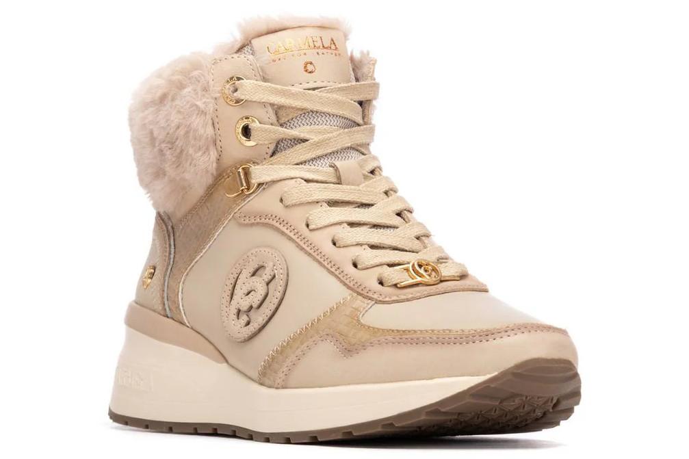Botines deportivos Carmela 162654 en beige