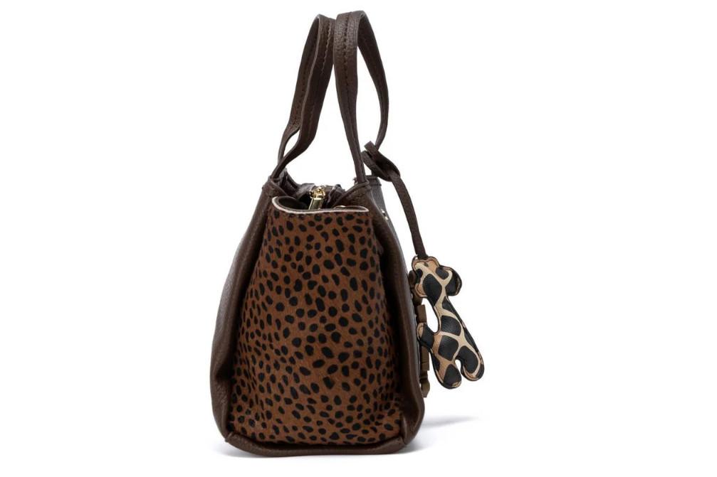 Bolso shopper Carmela 186248 para mujer en marrón tipo Maletín con Print Animal