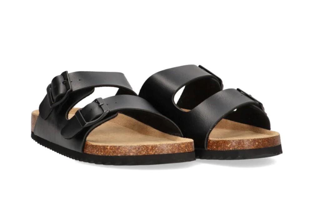 Sandalias bio ETIKA JABLILLO 41012 en negro para hombre