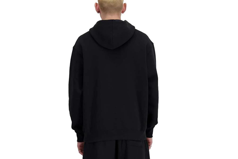 Sudadera con capucha New Balance MT41505 en negro Hombre Sport Essentials Fleece Logo Hoodie