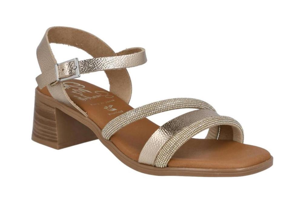 Sandalias de tacón medio Oh! My Sandals 5905 Dorado
