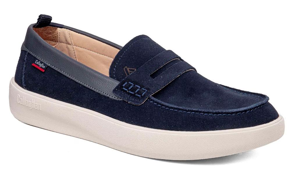 Mocasines Deportivos Callaghan Phoenix 65701 azul para Hombre de Serraje con Plantilla Extraíble