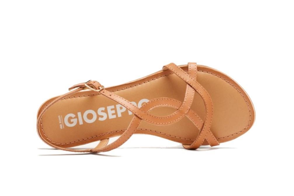 Sandalias planas Gioseppo Lamim 69113 en cuero para mujer